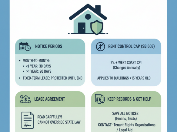 screening tenant rights rent increase oregon